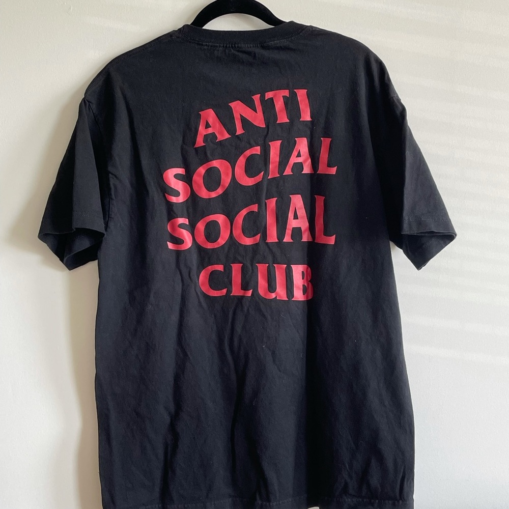 Anti Social Social Club ASSC Logo Thorn Tee Black Mens Large